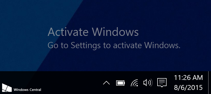 Remove activate windows 10 watermark permanently